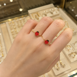 Cincin Strawberry Emas 8K